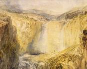 Fall of the Trees, Yorkshire - 约瑟夫·玛罗德·威廉·透纳